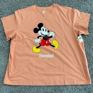 NWT Women’s Orange Mickey Mouse T-Shirt